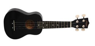 Morgan UK S100 ukulele. Svart