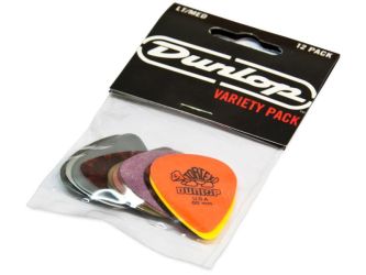 Dunlop PVP101 Variety Pack Light/Medium (12) Plekter. 12 i pakken . .