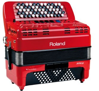 Roland FR-1XB RED  trekkspill V-Accordion  knappesystem rødt 