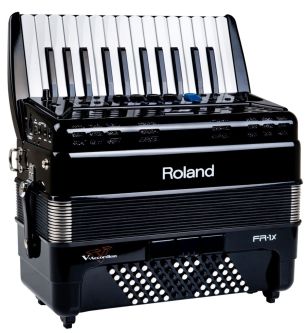 Roland FR-1X BK sort  trekkspill  V-Accordion pianosystem sort  