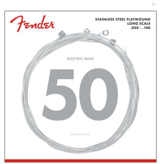 Fender 9050 Stainless Flatwound Bass Strings  4 strengs 