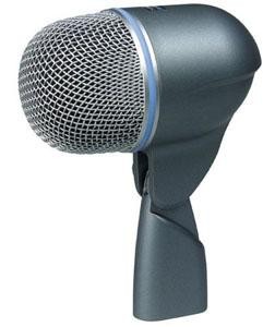 Shure Beta 52A spesialmikrofon for basstromme og øvrige bassinstrumenter/ bass anlegg