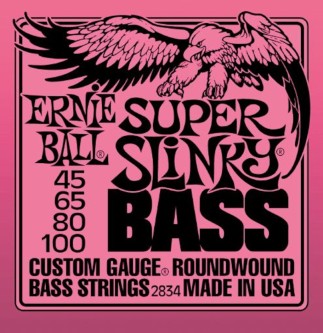 ERNIE BALL EB-2834 Super Slinky Bass 45-65-80-100