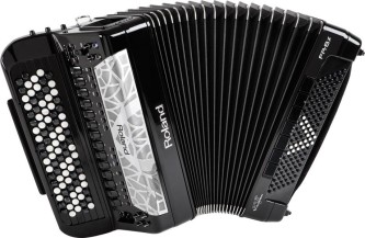Roland FR-8XB Brukt V-Accordion knappespill. Svart med original bag og siste oppgradering. Leveres i norsk eller svensk system. Reservert av kunde. Ta kontakt.  