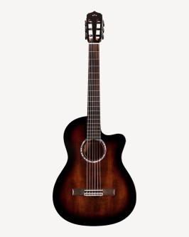 Cordoba Fusion 5 Sonata Burst klassisk nylonstrengs gitar med elektronikk 