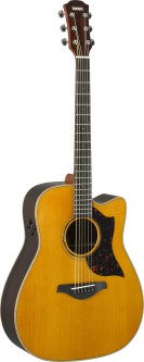 Yamaha A3R ARE VN - traditional western body cutaway guitar med original Yamaha lightcase