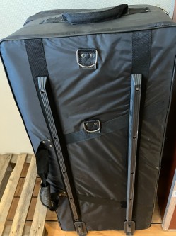 Rockbag till Keyboard Keyboard Case 105x45x20cm 61 Med innrednings-puter og hjul i en ende  