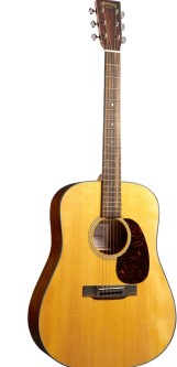 Martin D-12E Retro gitar stålstrenger Road Serie med mikrofon e-1 pickup hard bag inkludert.