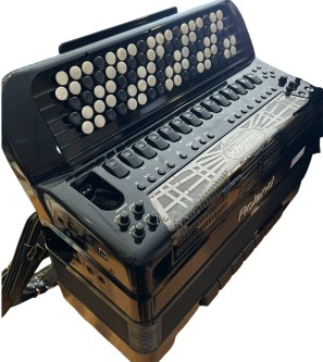 Roland FR-8XB BK Dallape modell norsk eller svensk system Limited Edition knappe spill 91/500 produserte med original bag Samle modell.