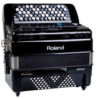 Roland FR-1XB  BK trekkspill  V-Accordion knappesystem sort  