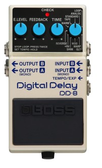 Boss DD-8 EXP Digital Delay fotpedal 