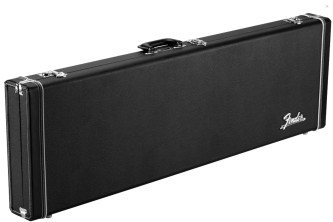 Fender Classic Series Wood Case -til  Mustang®/Duo Sonic/Strat      Solid kasse  sort med logo                 