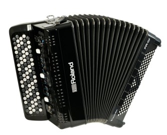 Roland FR-4XB BK brukt V-accordion knappe system med original Roland bag . Norsk eller svensk system etter ønske