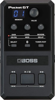 Boss Pocket GT EXP  Multieffekt maskin til "lommen" Framtidens gitaropplæring.  