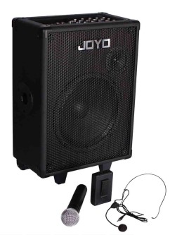 Joyo JPA-863 transportabelt anlegg m/ 2 trådløse mikrofoner Batteridrevet 