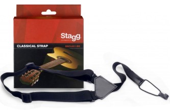 Stagg SNCL001 BK Stropp med krok for gitar    