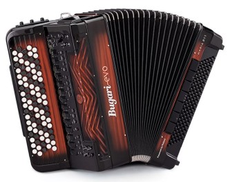 Bugari Evo Haria B55 Wooden norsk system. Trefarget  Mekanisk Bugari klaviatur og Roland FR8XB innmat 