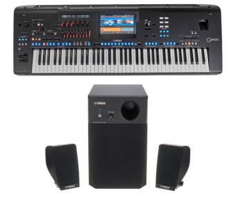 Yamaha Genos 2  Workstation. Siste versjon 1,30  . 5 års garanti.  Nå med original høyttaler pakke verdi kr 5400.- 